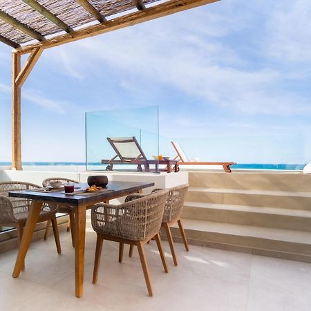 Wave, An Idyllic Seafront Suite Kokkini Hani Eksteriør billede